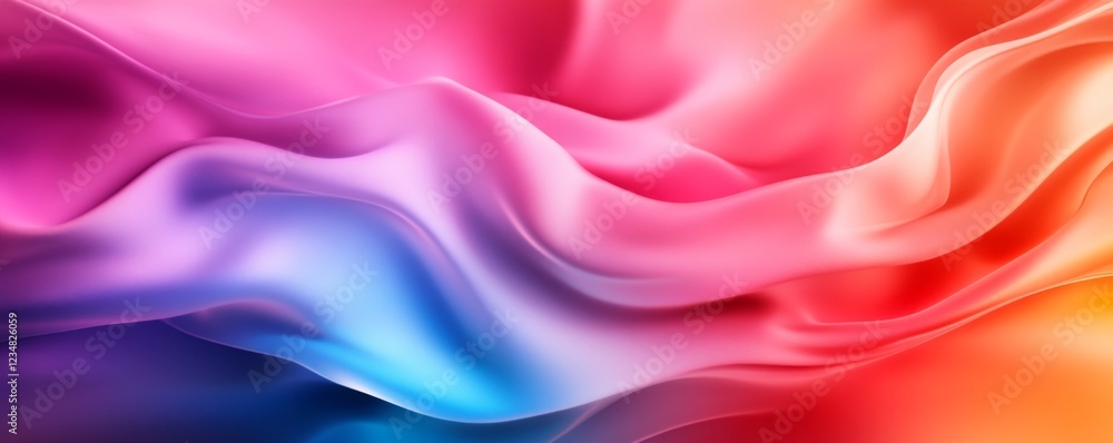 Obraz premium Vibrant Silk Patterns A Visual Delight