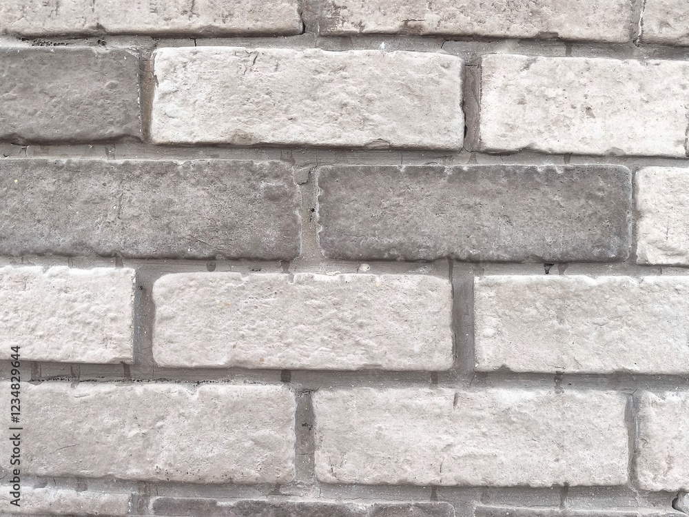 Fototapeta premium Brick wall as background. Vintage brick texture. Abstract blank background, brickwork, construction and masonry. Mockup template for artwork graphic design