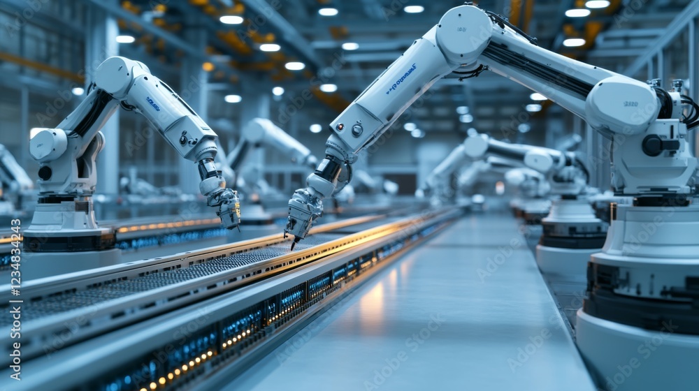 Fototapeta premium Revolutionizing Manufacturing with Robotics