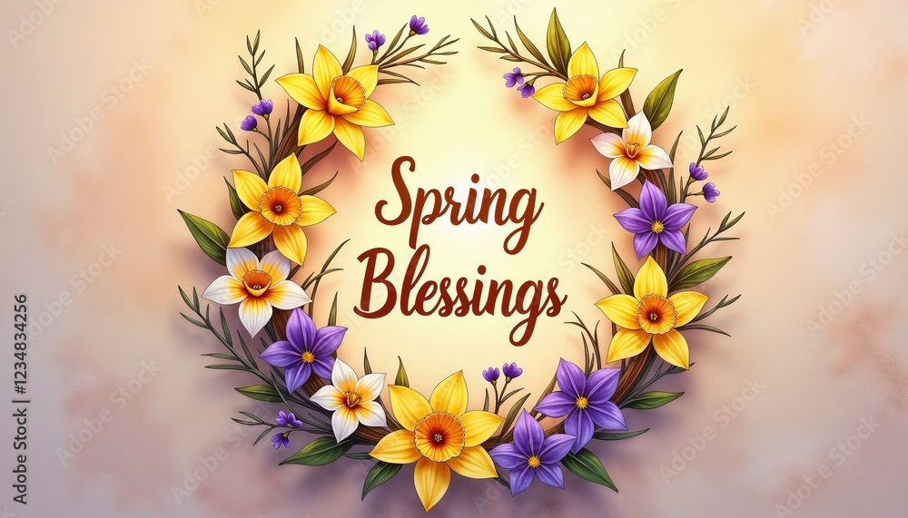 Easter card with Easter card with