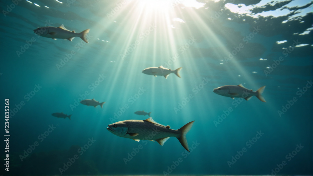 Obraz premium fish in aquarium