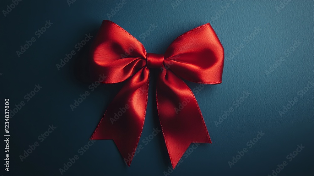 Decorative Red Bow for Holiday Packaging Decorative Red Bow for Holiday Packaging