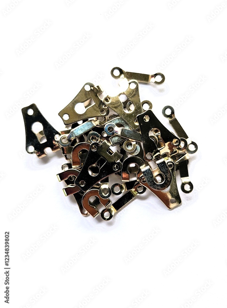 Hooks And Bars For Trousers And Skirts, 9mm, Silver-Coloured Hooks And Bars For Trousers And Skirts, 9mm, Silver-Coloured