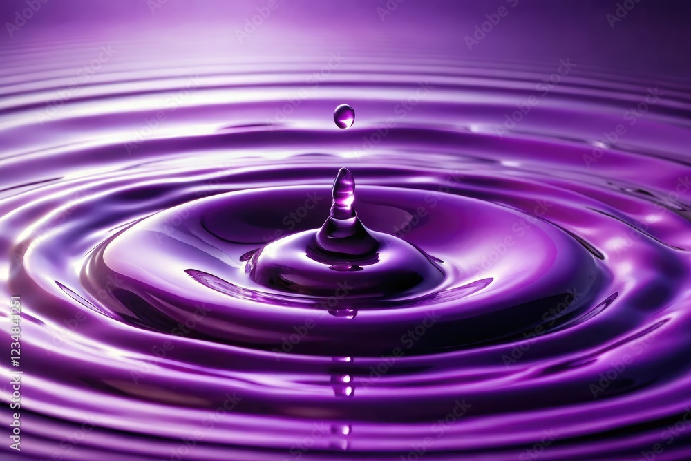 Purple liquid flowing down a smooth surface, blurred background, abstract Purple liquid flowing down a smooth surface, blurred background, abstract