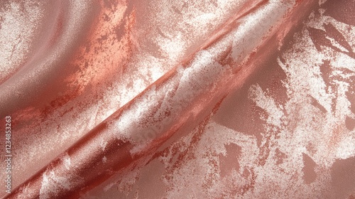 Rose gold texture showcasing a soft metallic finish offering a luxurious rosetoned background photo