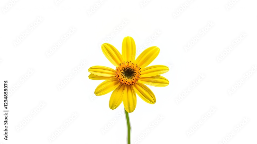custom made wallpaper toronto digitalIsolated Yellow Flower, Stunning Macro Photography