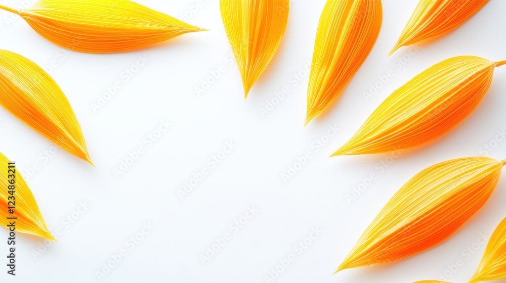 Falling yellow leaves outdoor nature scene minimalist design bright environment top-down view seasonal change Falling yellow leaves outdoor nature scene minimalist design bright environment top-down view seasonal change