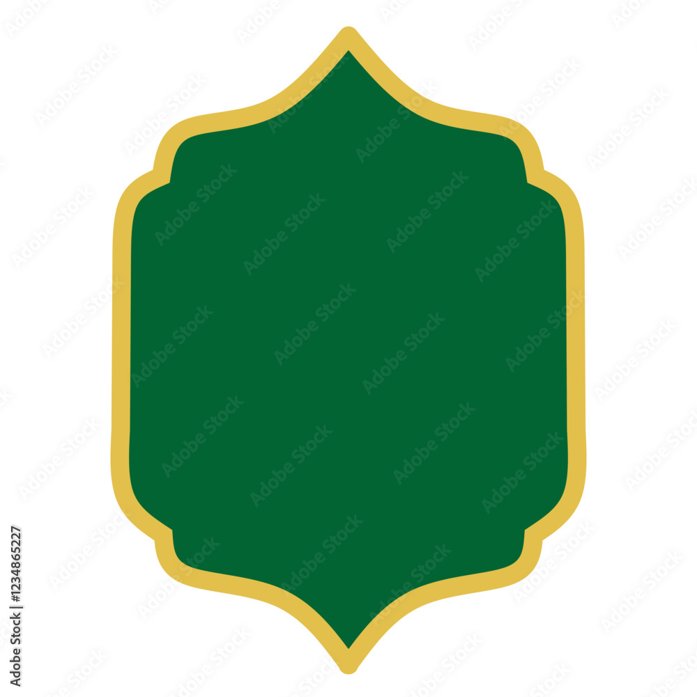 green Islamic Ramadan text box frame green Islamic Ramadan text box frame