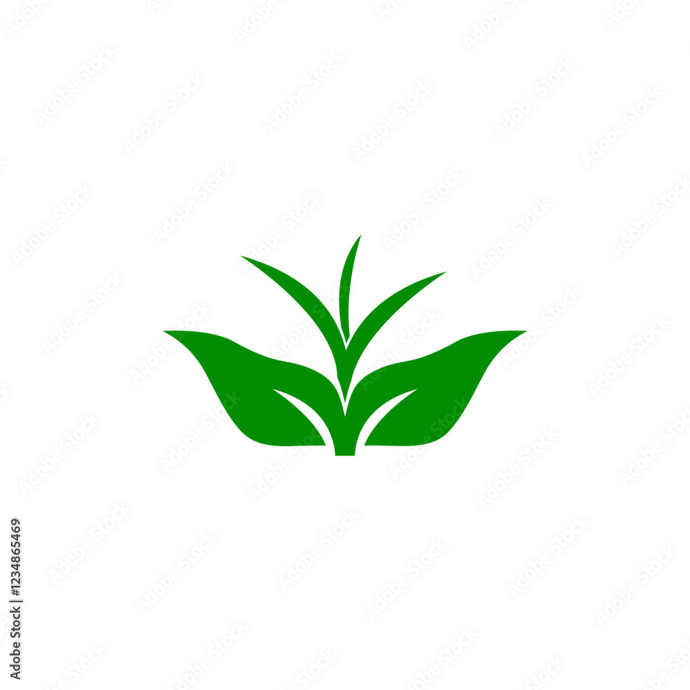 Fototapeta premium leaf icon design template vector