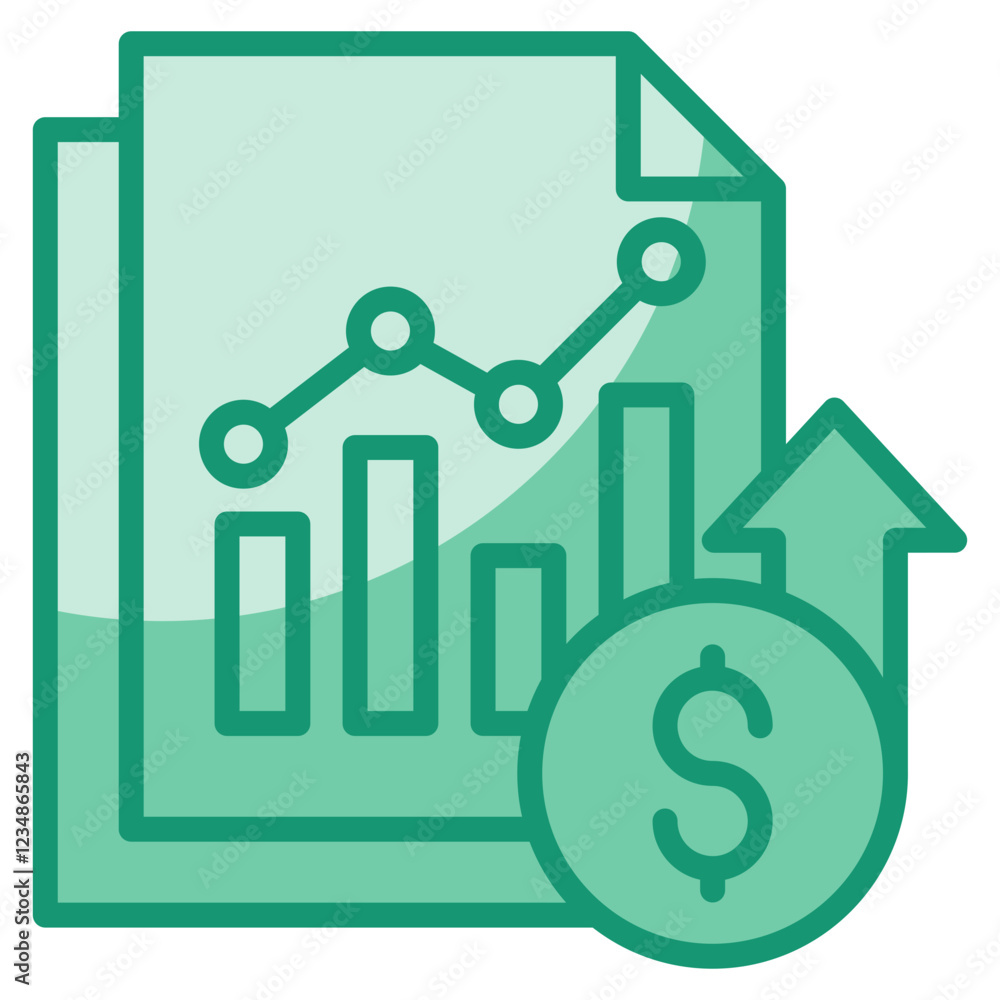 Earnings Per Share (Eps) Icon Element For Design Earnings Per Share (Eps) Icon Element For Design