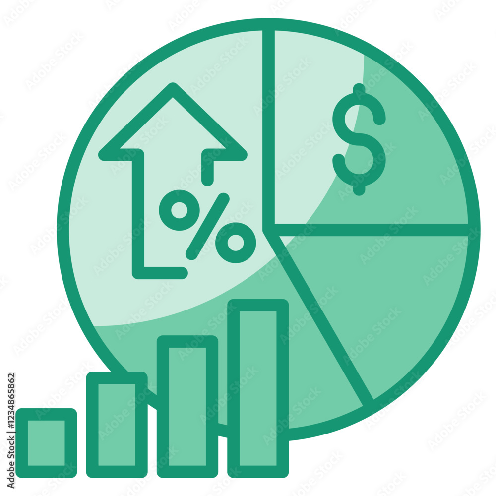 Gross Profit Margin Icon Element For Design Gross Profit Margin Icon Element For Design