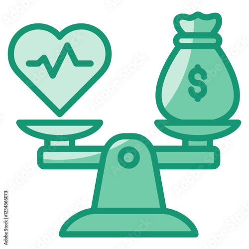 Solvency Ratios Icon Element For Design
