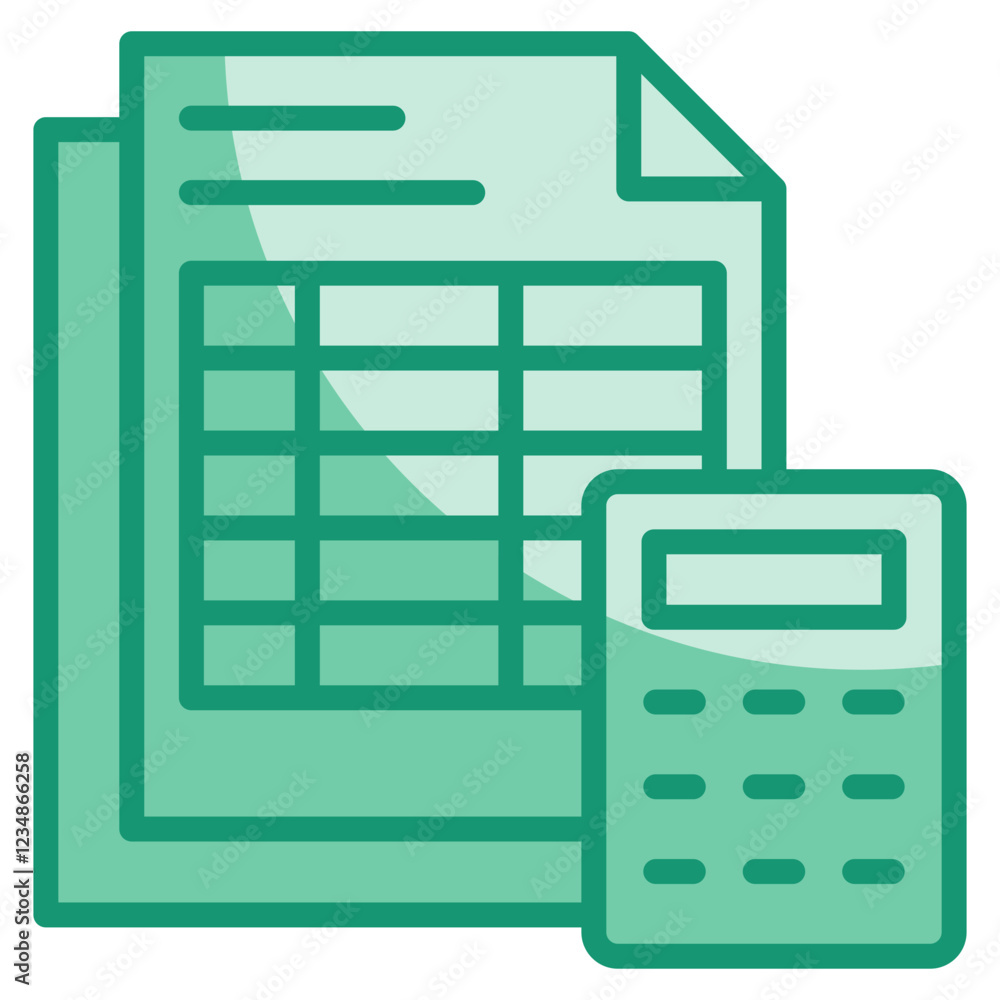 Spreadsheet Icon Element For Design Spreadsheet Icon Element For Design