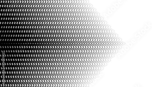 Black and white smooth transition pattern with sharp arrows shape for sporty background and jersey design. Fully editable vector element. Vector Format Illustration. 
