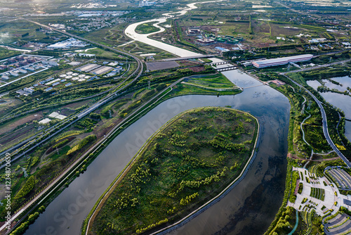 China Changchun New Area under construction