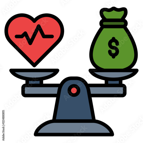 Solvency Ratios Icon Element For Design