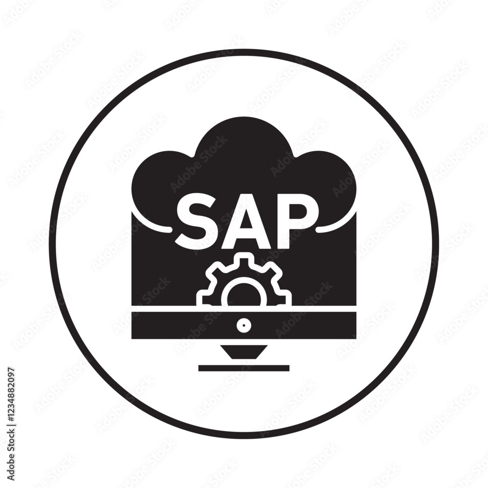Sap Icon Isolated flat vector in outline Sap Icon Isolated flat vector in outline