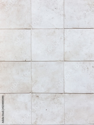 Wallpaper Mural Off-white square tiles form a seamless wall texture. Torontodigital.ca