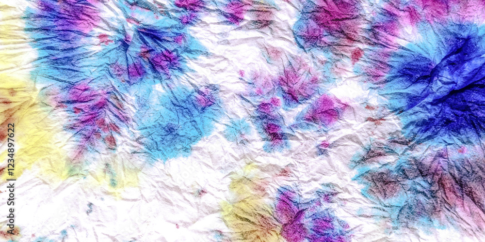 Multicolored Dirty Paint Splatter. Brushed Multicolored Dirty Paint Splatter. Brushed