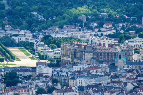 vue aérienne du château de Saint Germain-en-Laye en France photo