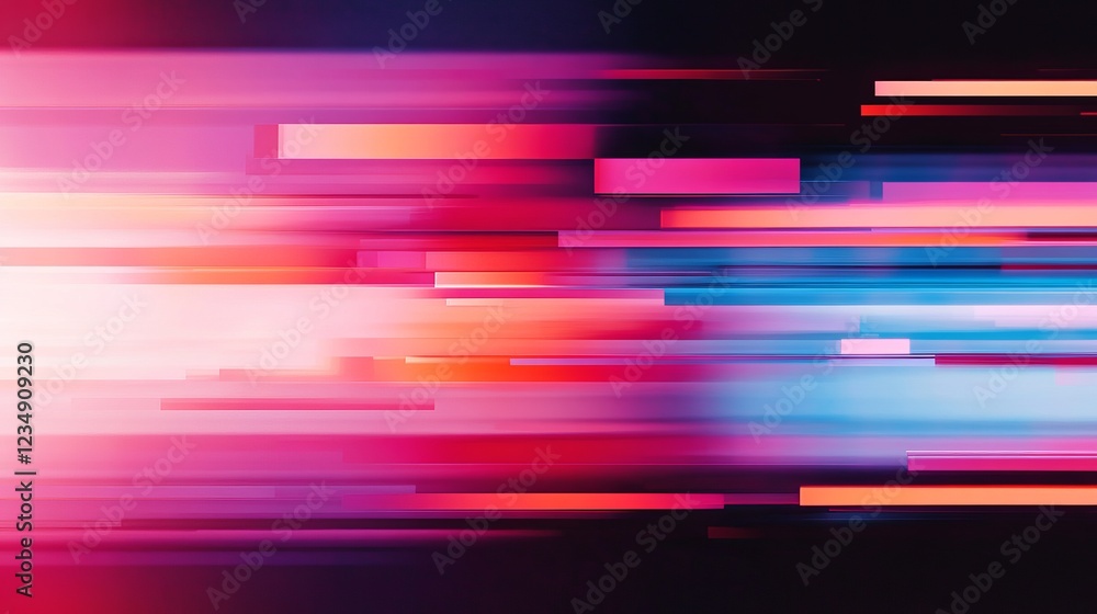 Abstract colorful motion blur background featuring vibrant pink, blue, and purple streaks of light Abstract colorful motion blur background featuring vibrant pink, blue, and purple streaks of light