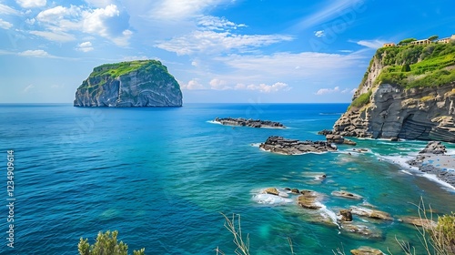 Fototapeta Naklejka Na Ścianę i Meble -  Amalfi Coast, Italy. Amalfi is one of the most beautiful beaches in Italy.