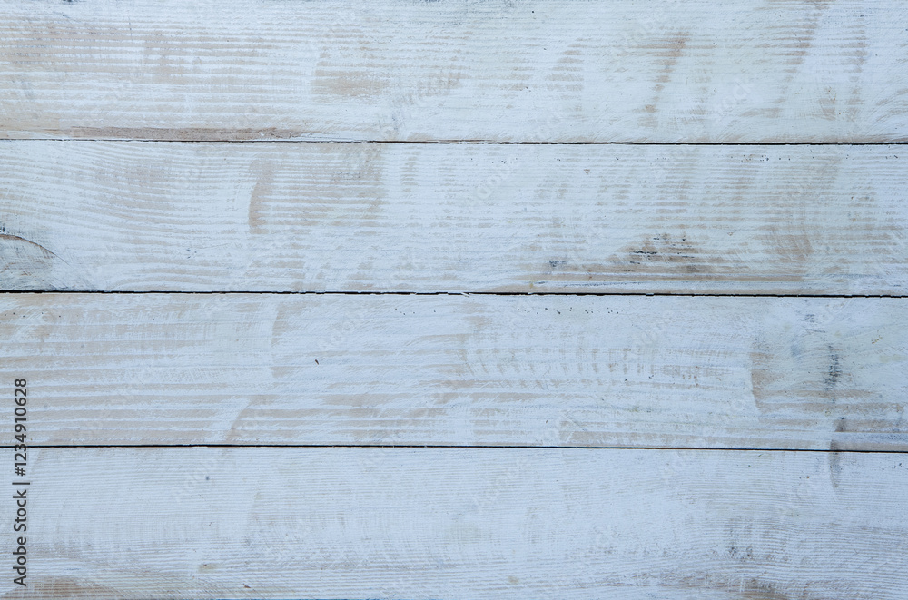 Naklejka premium Wooden blue background with space for text or image. Wood texture. Floor surface