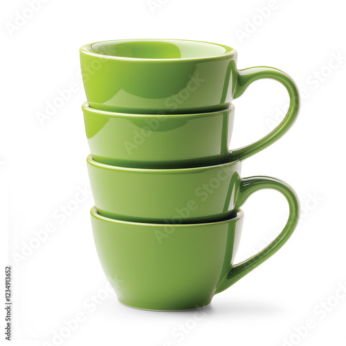 cup, coffee, isolated, mug, tea, cups, white, drink, green, ceramic, blue, yellow, kitchen, colorful, empty, object, beverage, red, breakfast, stack, ceramics, color, orange, objects, cafe