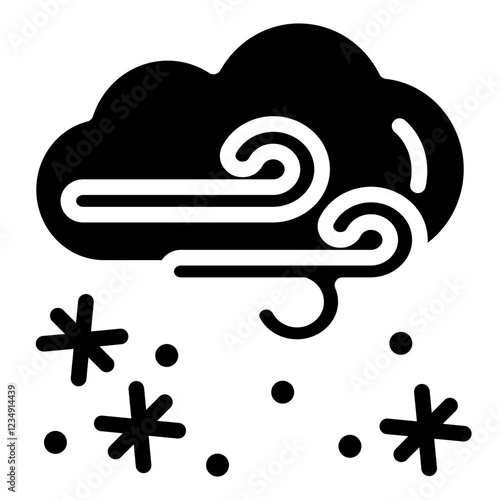 Blizzard vector icon style