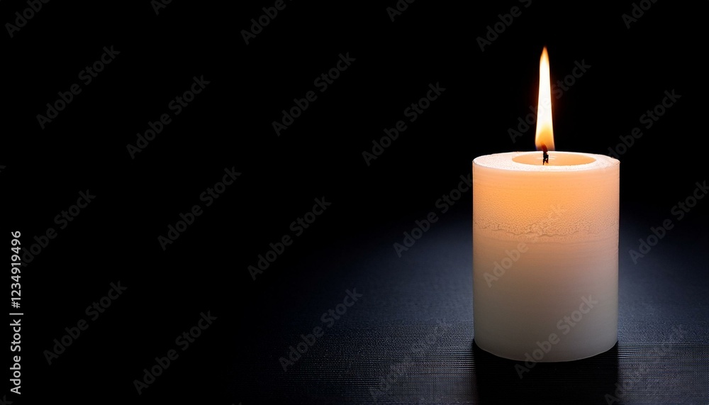 candle light isolated black candle light isolated black