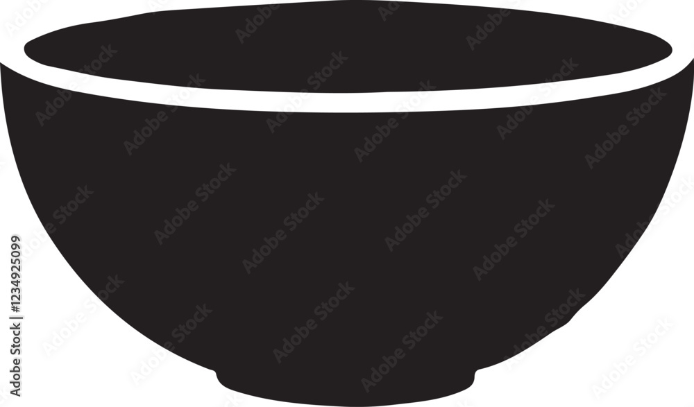 Silhouette vector icon of a meditation bowl. Simple black EPS graphic representing mindfulness, relaxation, spiritual healing, sound therapy, and Zen meditation practices. Silhouette vector icon of a meditation bowl. Simple black EPS graphic representing mindfulness, relaxation, spiritual healing, sound therapy, and Zen meditation practices.