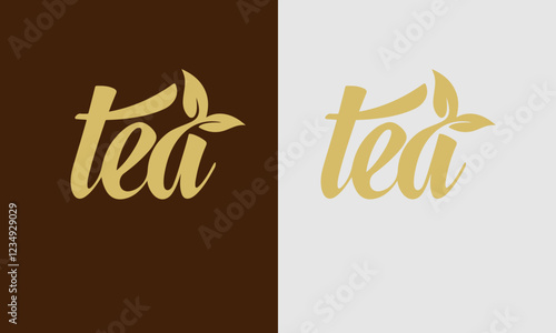 tea brand company logo design