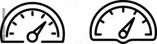 Clear and Informative Speed Indicator Sign Icon for Traffic, Safety, and Speed Limits