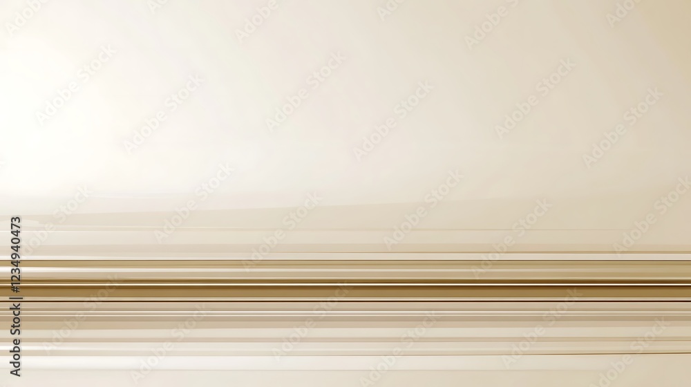 Abstract Beige Horizontal Lines Graphic Design