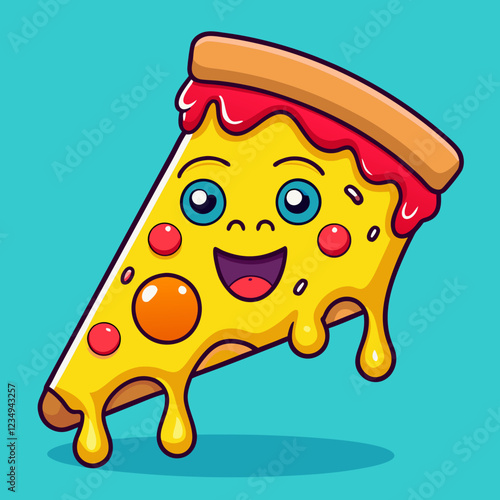 illustration of pizza