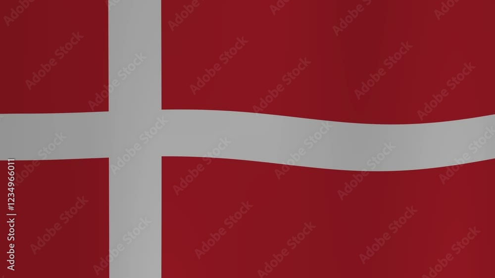 Denmark Flag, The Danish flag is depicted with a smooth, satin-like fabric texture, creating a realistic and visually appealing effect. This 3D illustration captures the natural movement. Denmark Flag, The Danish flag is depicted with a smooth, satin-like fabric texture, creating a realistic and visually appealing effect. This 3D illustration captures the natural movement.