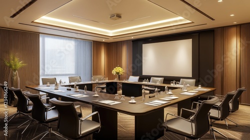 Business-class hotel with convenient amenities like a 24/7 business center, boardrooms, and comfortable workspaces