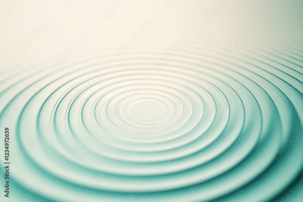 Circles of water create ripples on a calm surface during serene daylight hours. Generative AI Circles of water create ripples on a calm surface during serene daylight hours. Generative AI