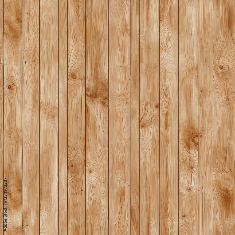 Fototapeta premium Seamless natural wood texture background pattern rustic square tile design warm tone detailed grains for interior decor