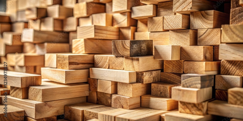 A close-up of a stack of wooden blocks, displaying a variety of sizes, shapes, and grains, showcasing the natural beauty of wood and the artistry of stacking. A close-up of a stack of wooden blocks, displaying a variety of sizes, shapes, and grains, showcasing the natural beauty of wood and the artistry of stacking.