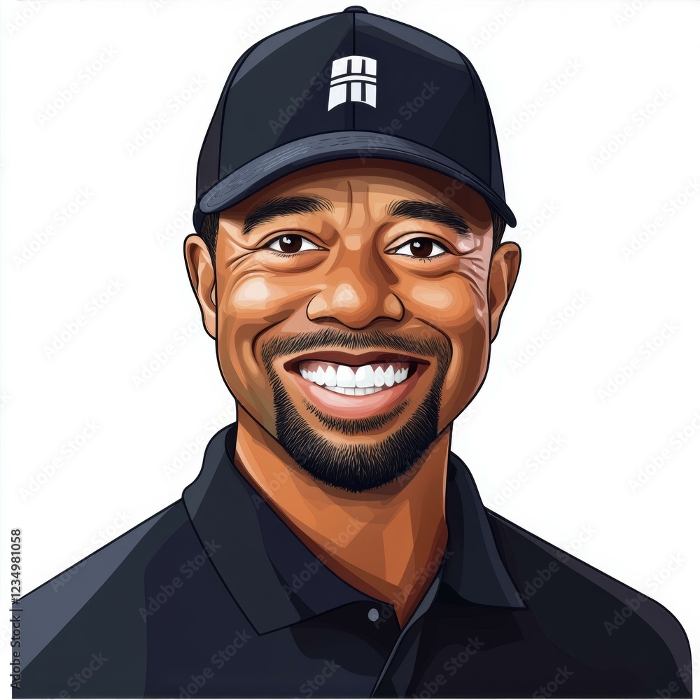 Smiling Man with Ball Cap Cartoon Portrait Vector Illustration Artistic Digital Design Graphic Smiling Man with Ball Cap Cartoon Portrait Vector Illustration Artistic Digital Design Graphic