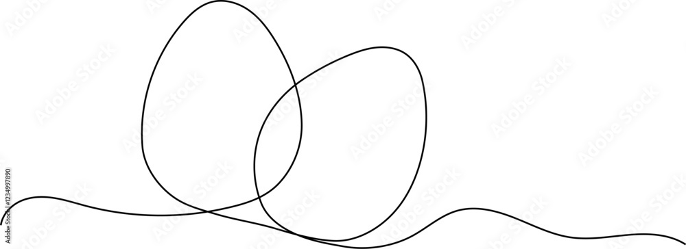 easter egg line art style vector design easter egg line art style vector design