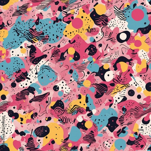 colorful background with butterflies