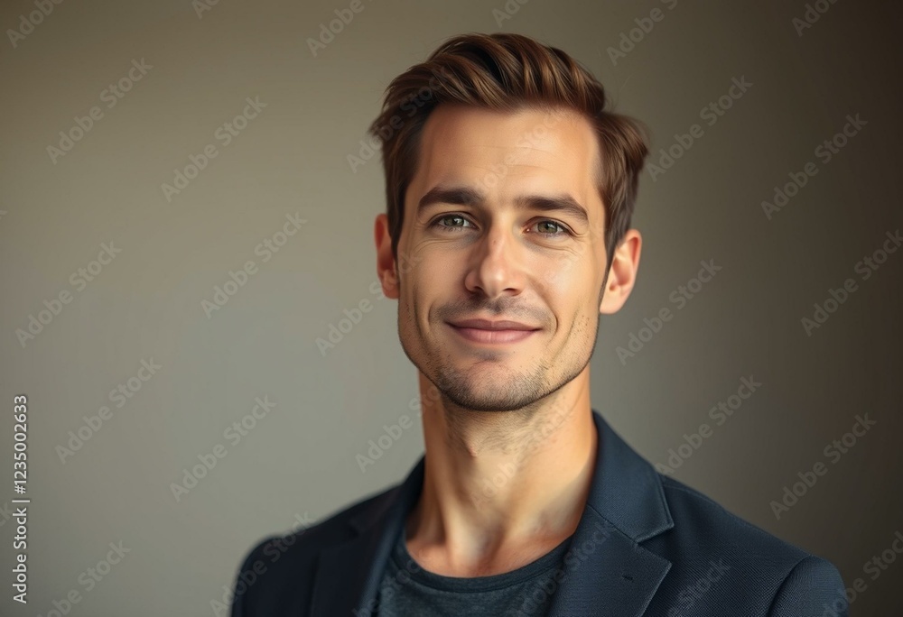 Stylish man in natural light Stylish man in natural light