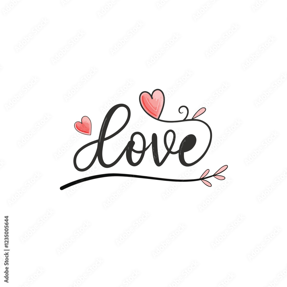 Naklejka premium valentine day typography t-shirt