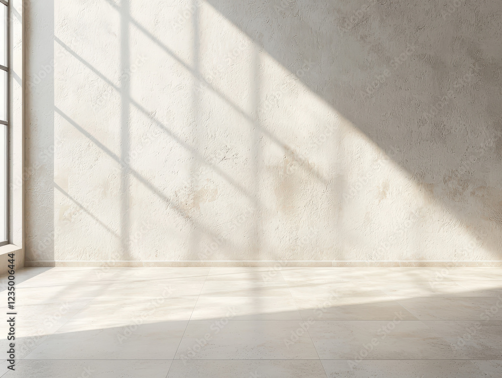 Minimalist wall with soft lighting creating an open and airy atmosphere for various activities Minimalist wall with soft lighting creating an open and airy atmosphere for various activities