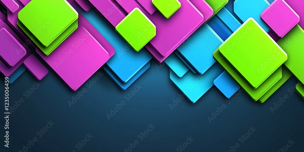 Abstract Colorful Geometric Shapes Modern Design Background art blue pink bold flat neon green style Abstract Colorful Geometric Shapes Modern Design Background art blue pink bold flat neon green style