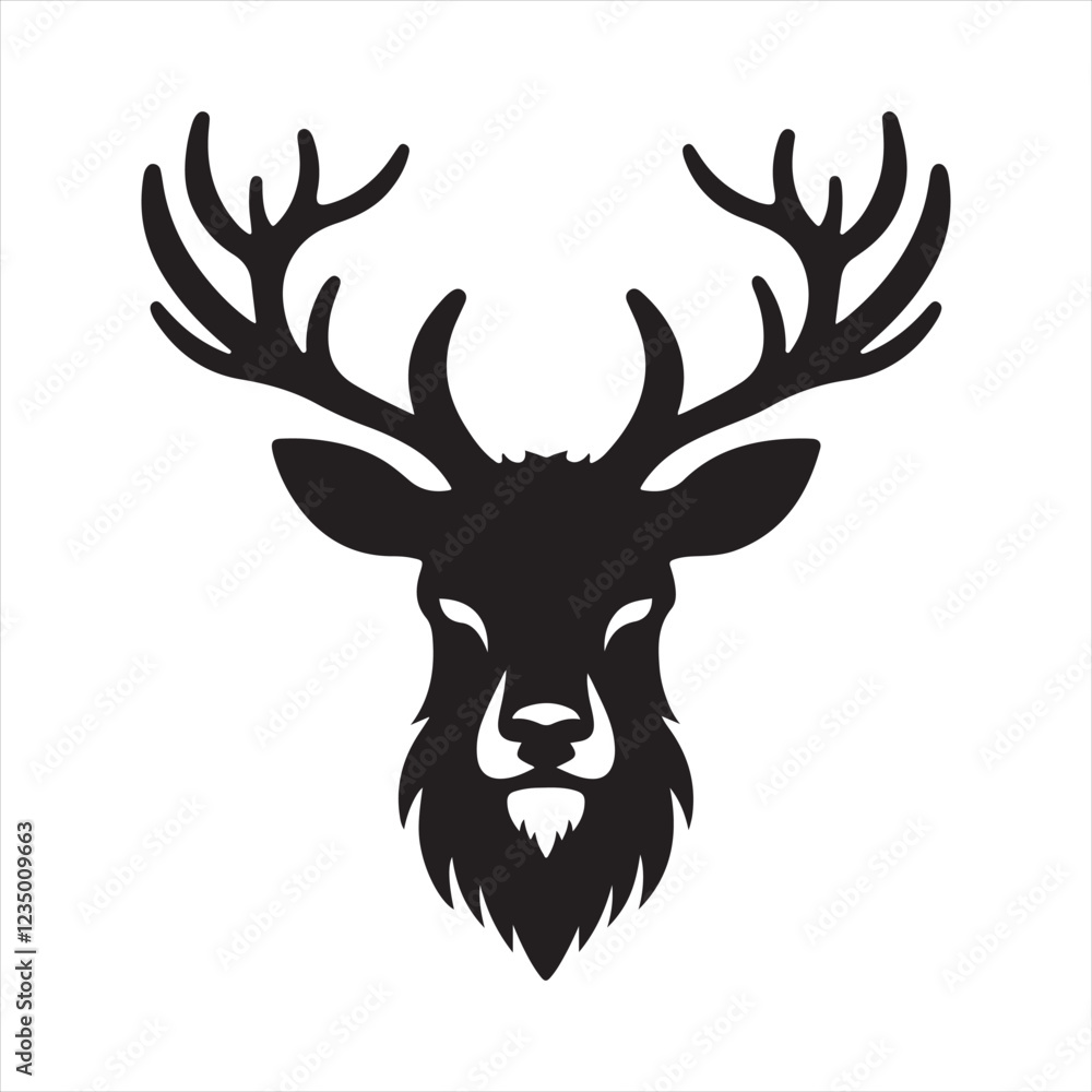 deer head vector deer head vector