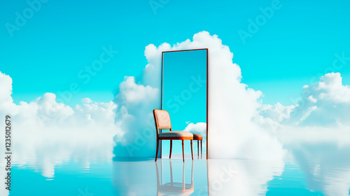 door to the skydoor to the sky, generative AI 