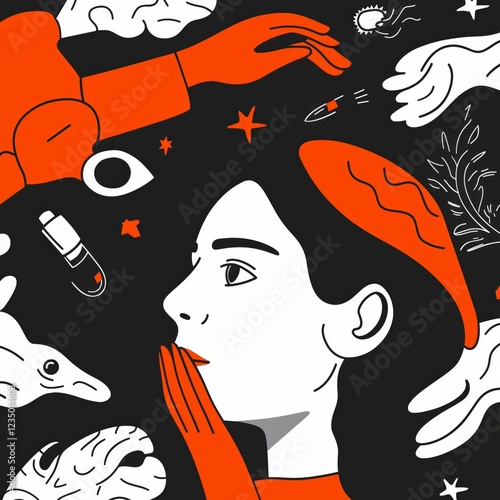 Colorful abstract artwork highlights the importance of Doctors Day, illustrating the connection between doctors and patients